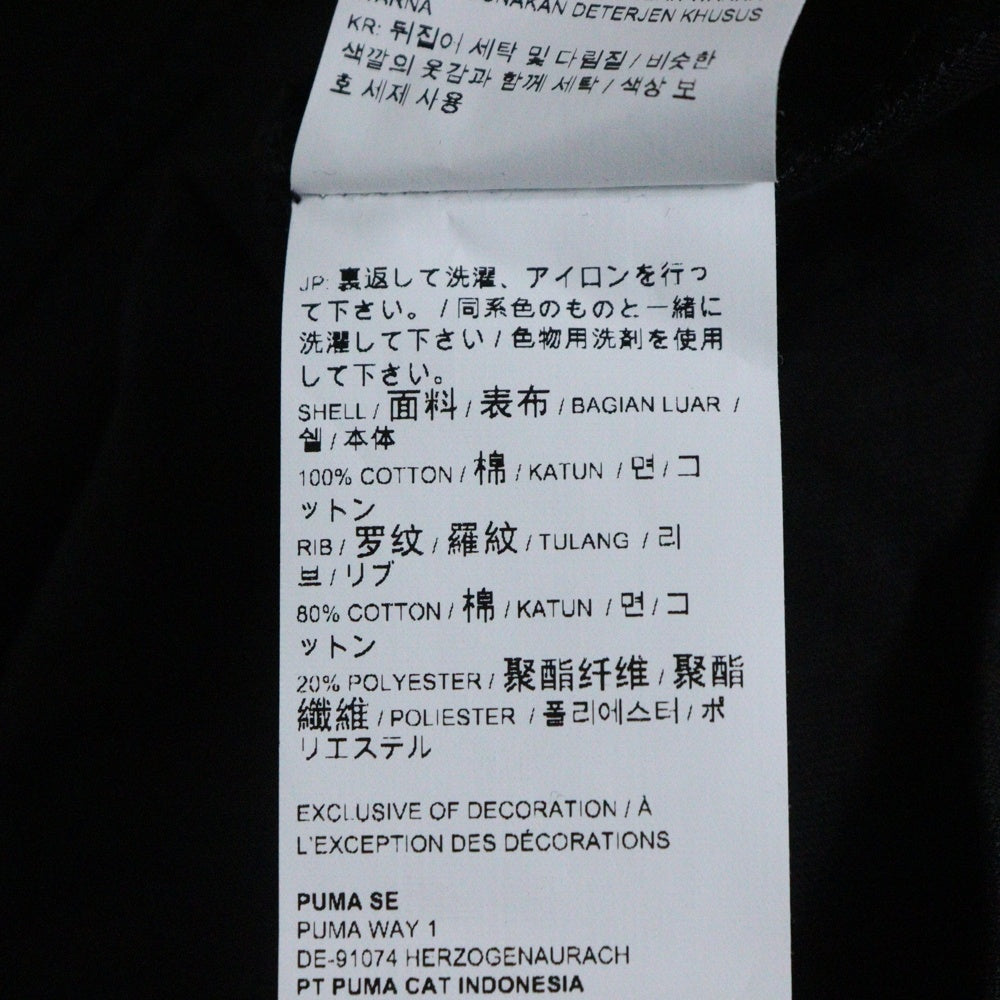 PUMA(プーマ) フロントプリント半袖Tシャツ 622523-01 ブラック