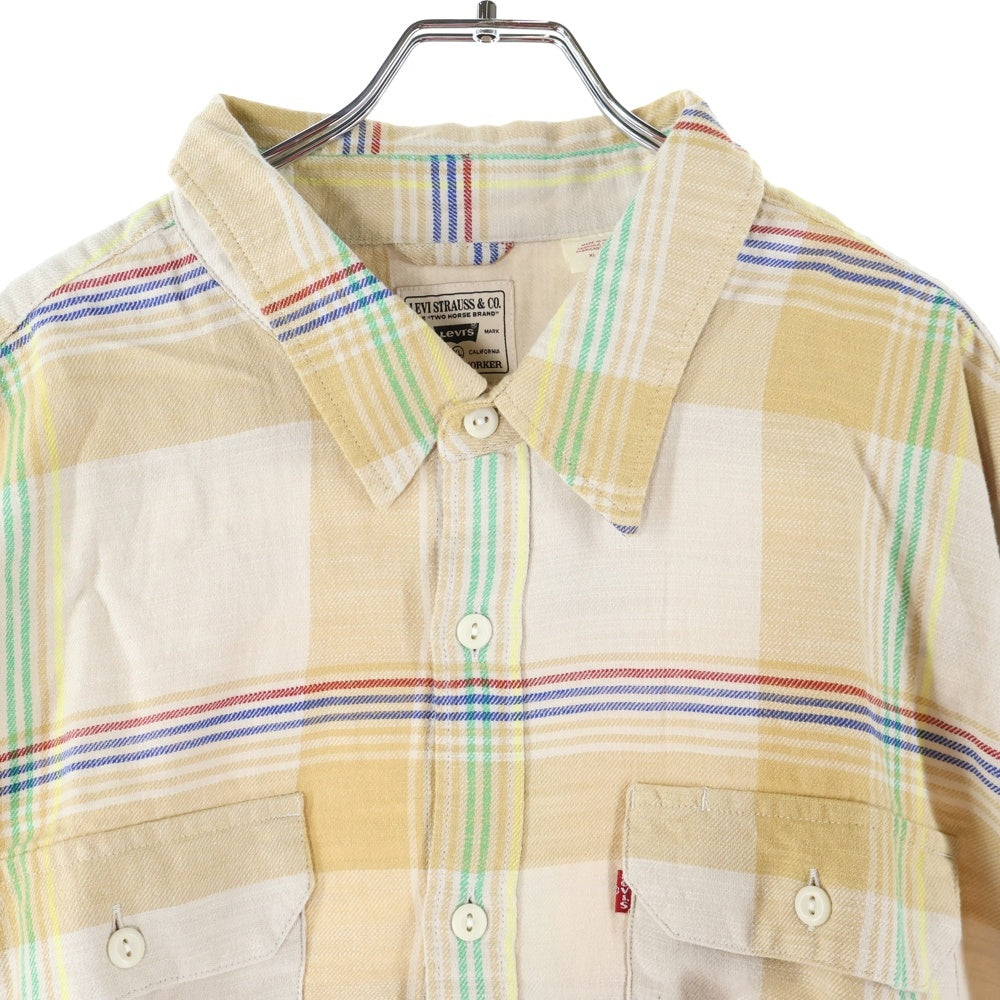 Levi's(リーバイス) フロントボタン付きチェックシャツ 19573-0189 ブラウン