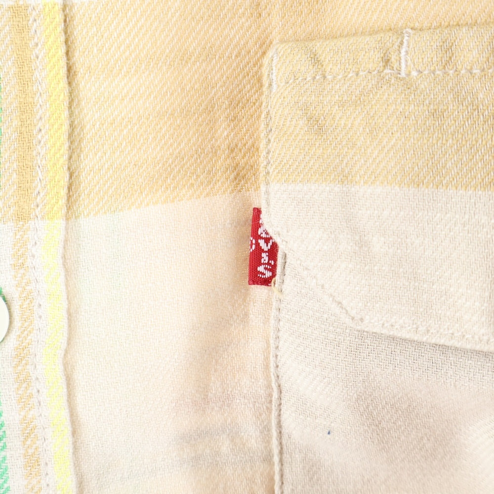 Levi's(リーバイス) フロントボタン付きチェックシャツ 19573-0189 ブラウン