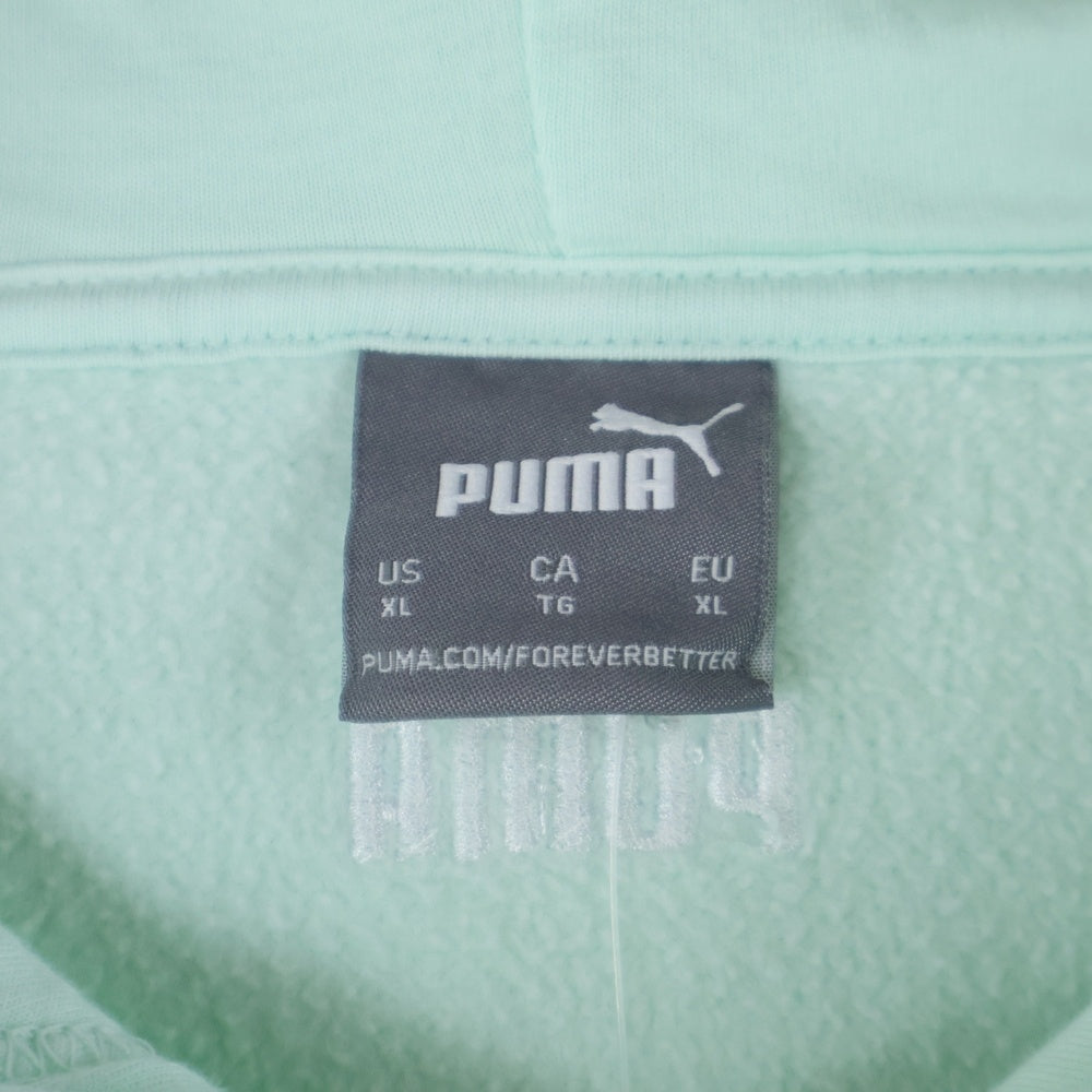PUMA(プーマ) フロント刺繍プルオーバーパーカー 532118-01 グリーン