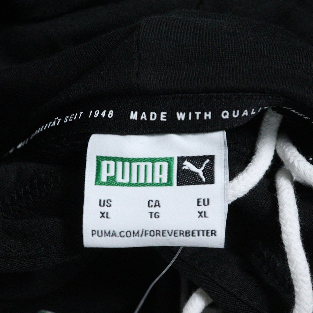 PUMA(プーマ) フロント刺繍プルオーバーパーカー 539170-01 ブラック