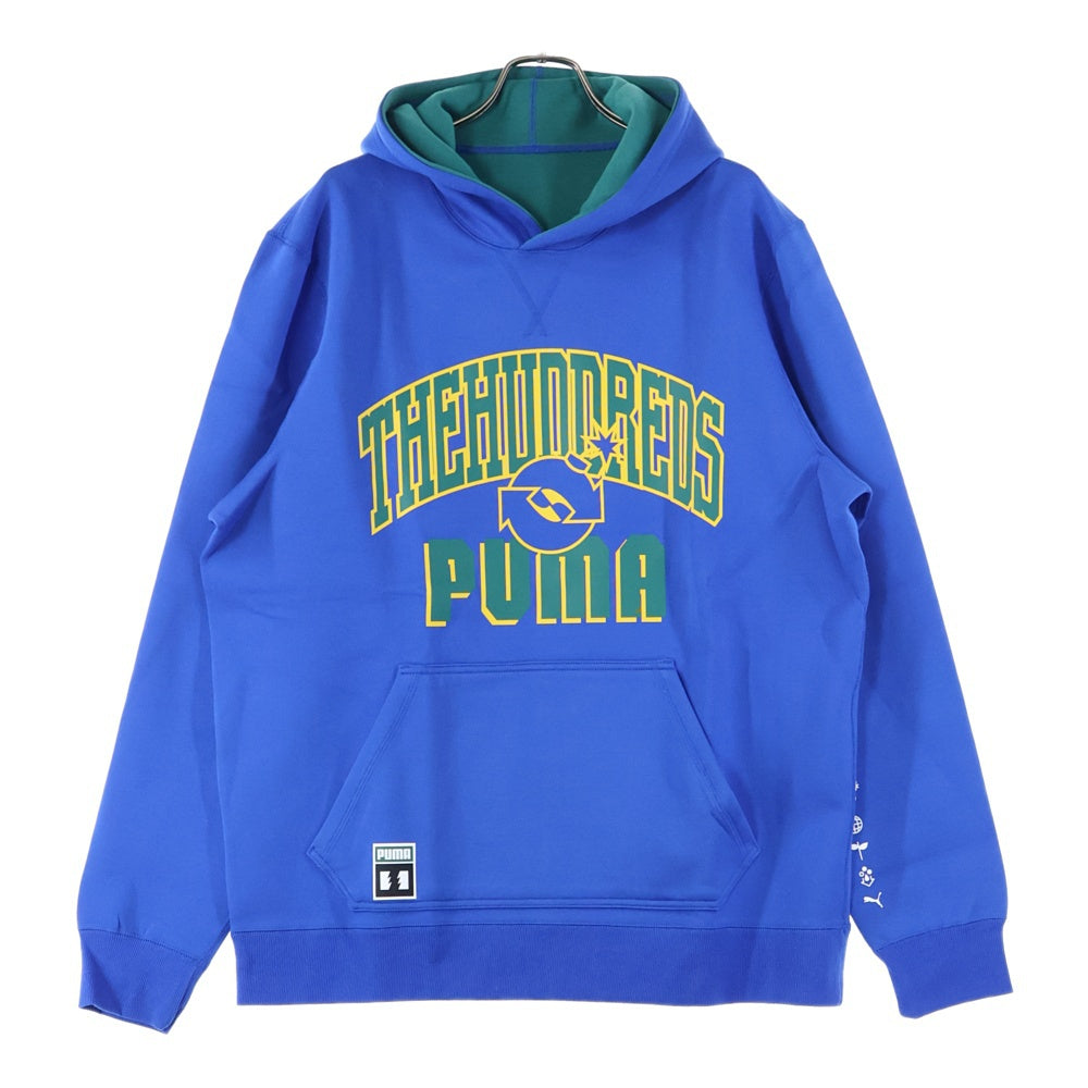 PUMA(プーマ) フロントプリントプルオーバーパーカー 598311-89 ブルー