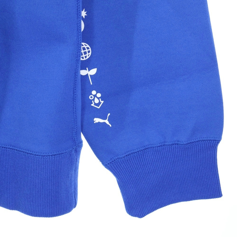 PUMA(プーマ) フロントプリントプルオーバーパーカー 598311-89 ブルー