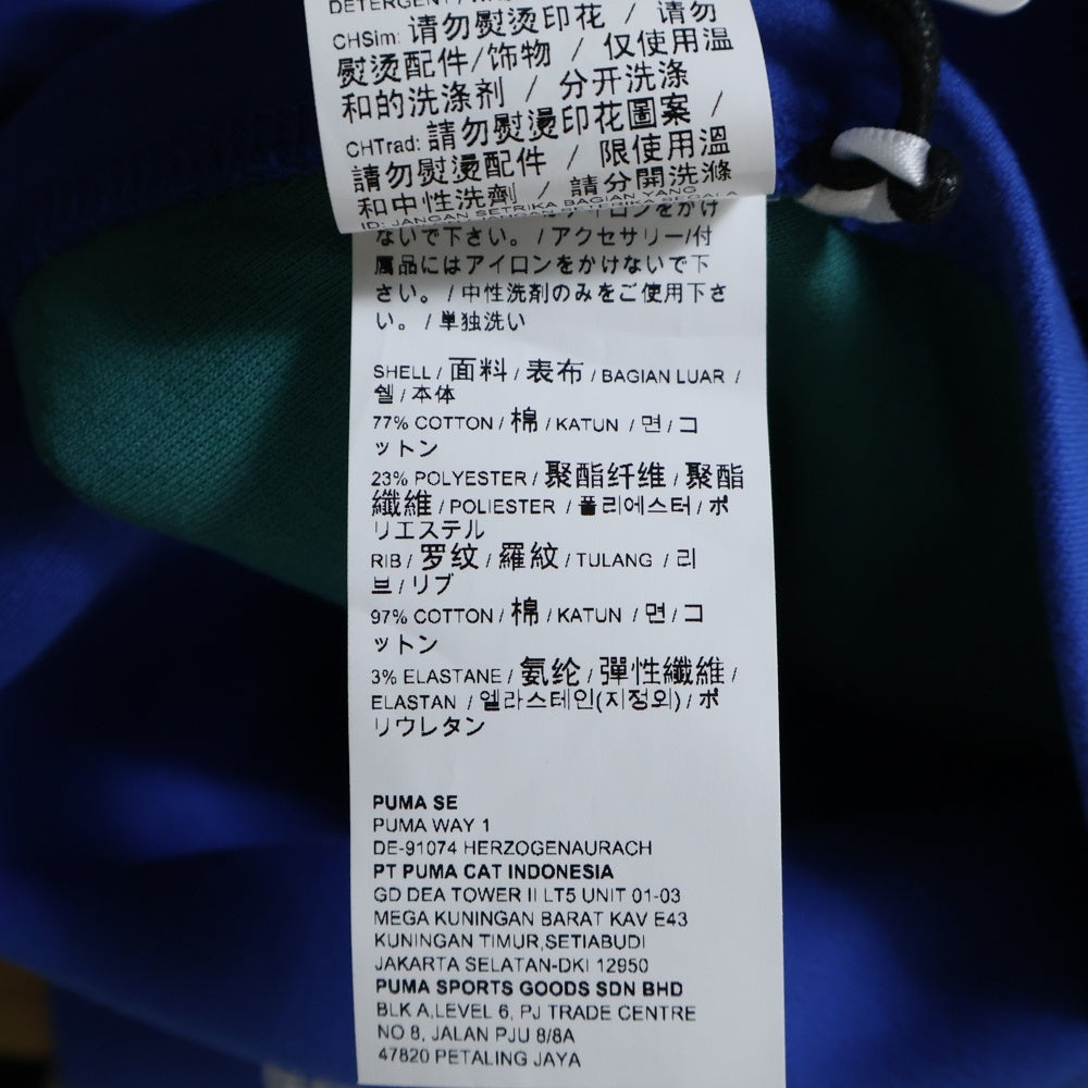 PUMA(プーマ) フロントプリントプルオーバーパーカー 598311-89 ブルー