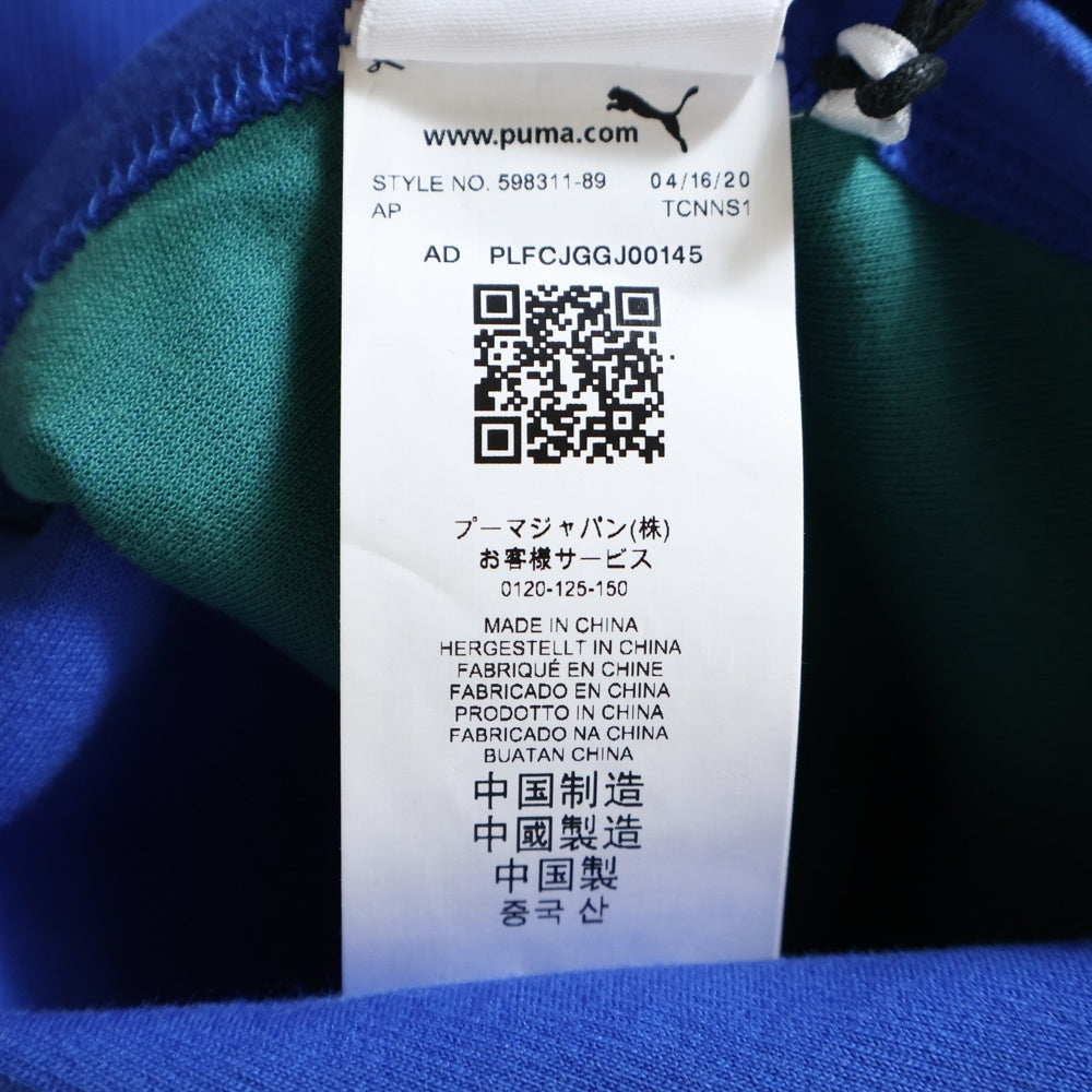 PUMA(プーマ) フロントプリントプルオーバーパーカー 598311-89 ブルー
