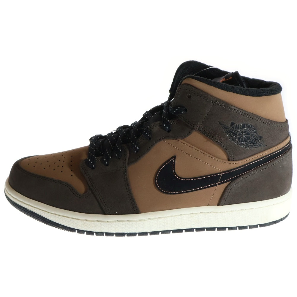 NIKE(ナイキ) AIR JORDAN 1 MID SE DARK CHOCOLATE DC7294-200 エアジョーダン1 ダークチョコレート ミッドカットスニーカー ブラウン US11/29.0cm