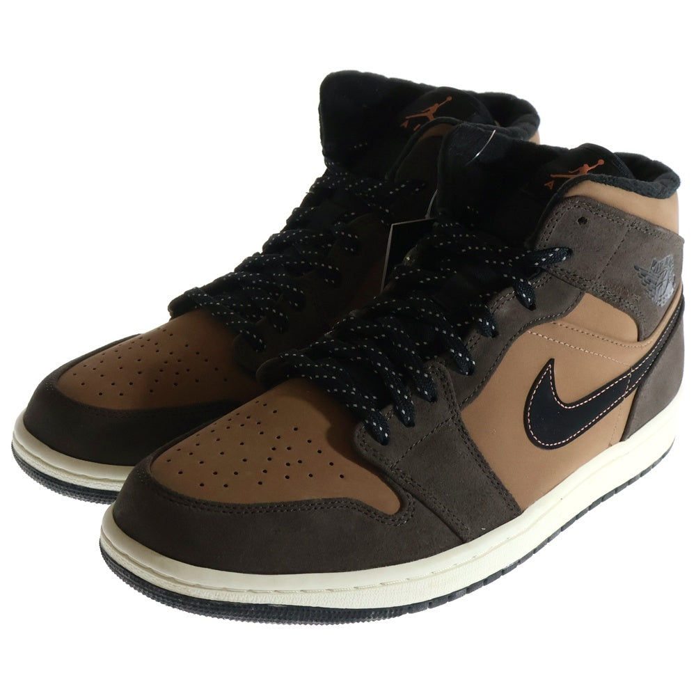 NIKE(ナイキ) AIR JORDAN 1 MID SE DARK CHOCOLATE DC7294-200 エアジョーダン1 ダークチョコレート ミッドカットスニーカー ブラウン US11/29.0cm