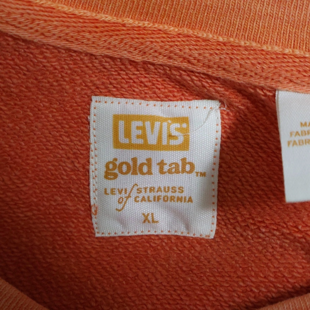 Levi's(リーバイス) クルーネックスウェットトレーナー A49030001 オレンジ
