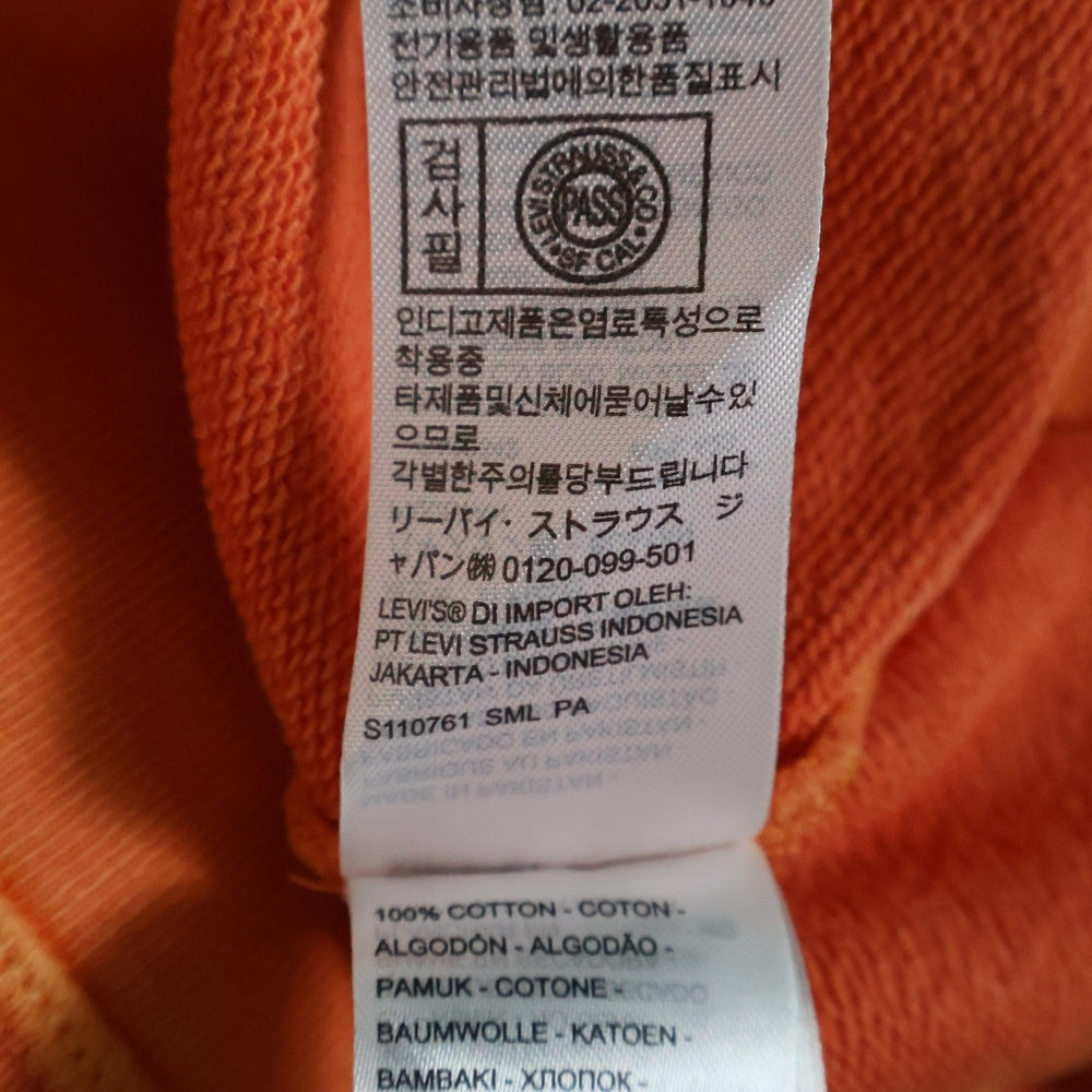 Levi's(リーバイス) クルーネックスウェットトレーナー A49030001 オレンジ