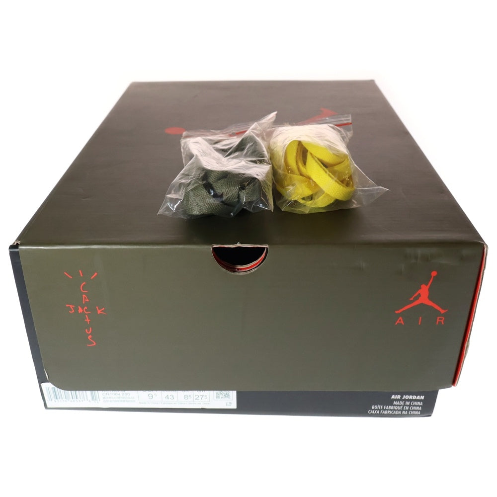 NIKE(ナイキ) ×TRAVIS SCOTT AIR JORDAN 6 RETRO SP CN1084-200 トラヴィススコット エアジョーダン6 ハイカットスニーカー US9.5/27.5cm カーキ