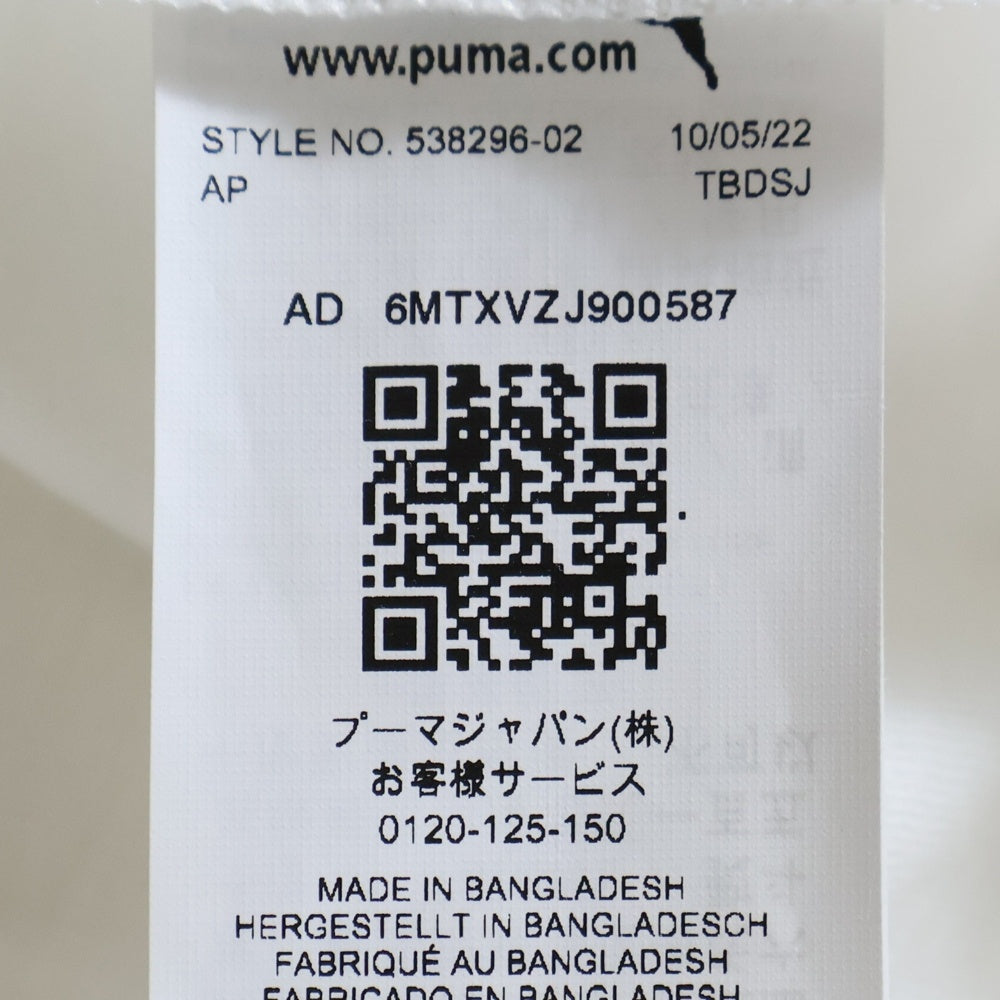PUMA(プーマ) フロントプリント半袖Tシャツ 538296-02 ホワイト