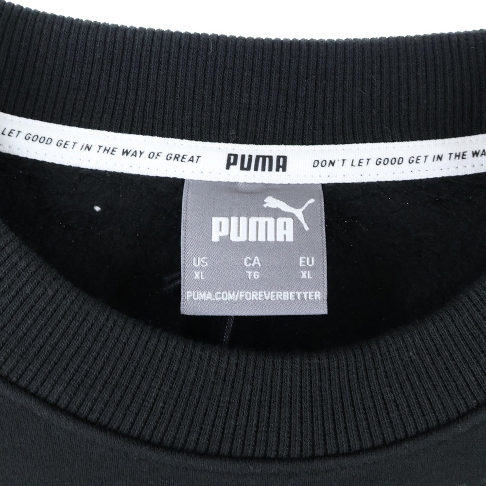 PUMA(プーマ) フロント刺繍 トレーナー 532207-01 ブラック