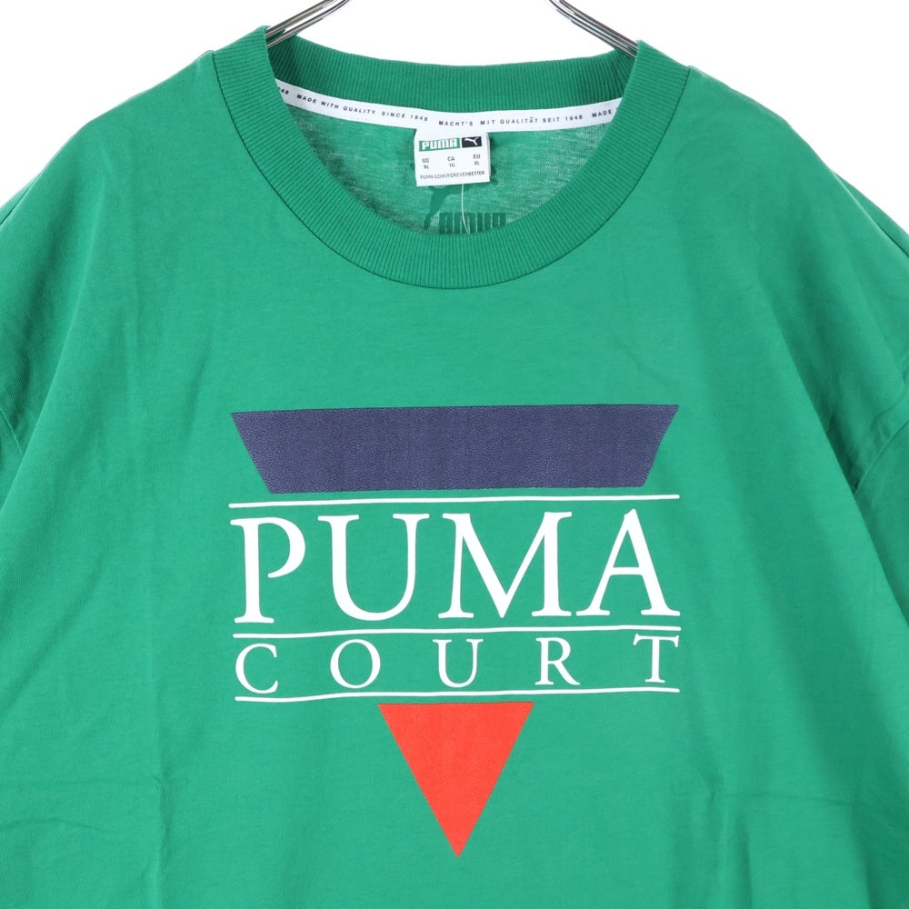 PUMA(プーマ) フロントプリント半袖Tシャツ 536808-96 グリーン
