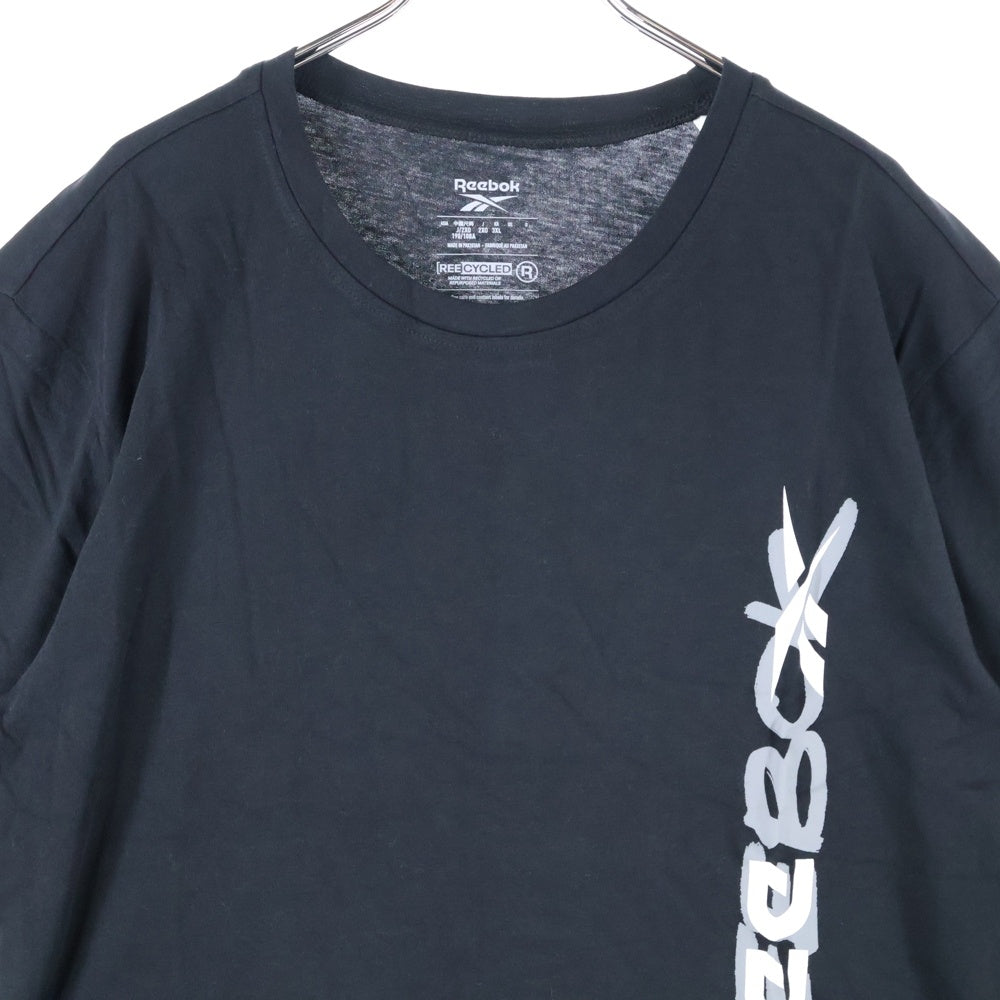 Reebok(リーボック) フロントプリント半袖Tシャツ GT5809 ブラック