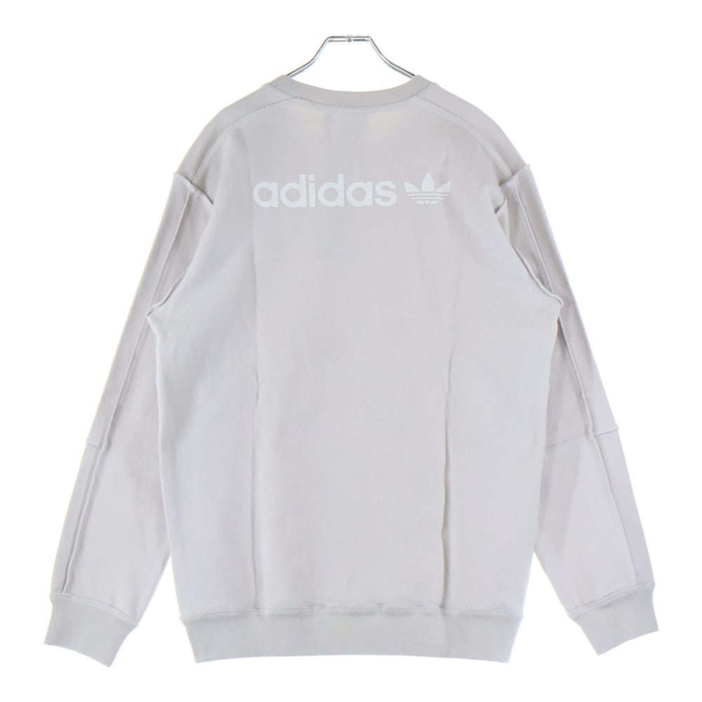 adidas(アディダス) フロント刺繍クルーネックスウェットトレーナー HP0438 ベージュ