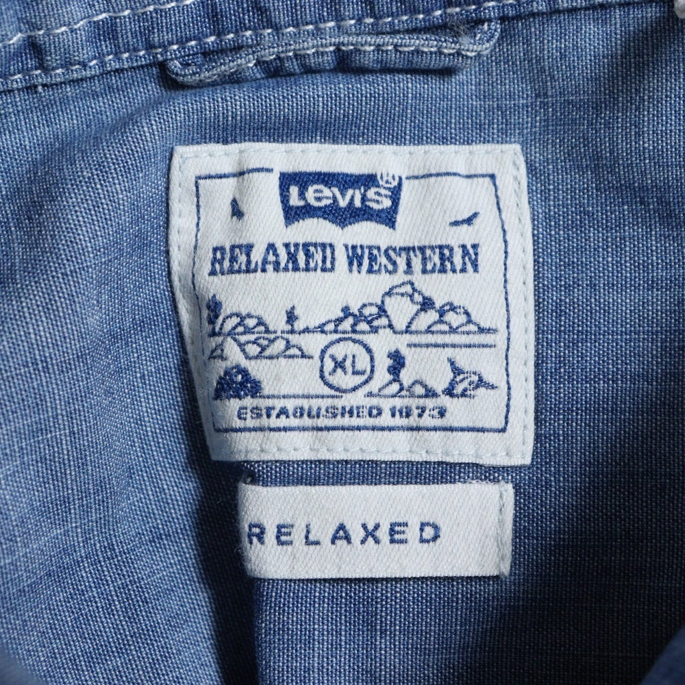 Levi's(リーバイス) フロントボタンデニムシャツ A1919-0003 ブルー