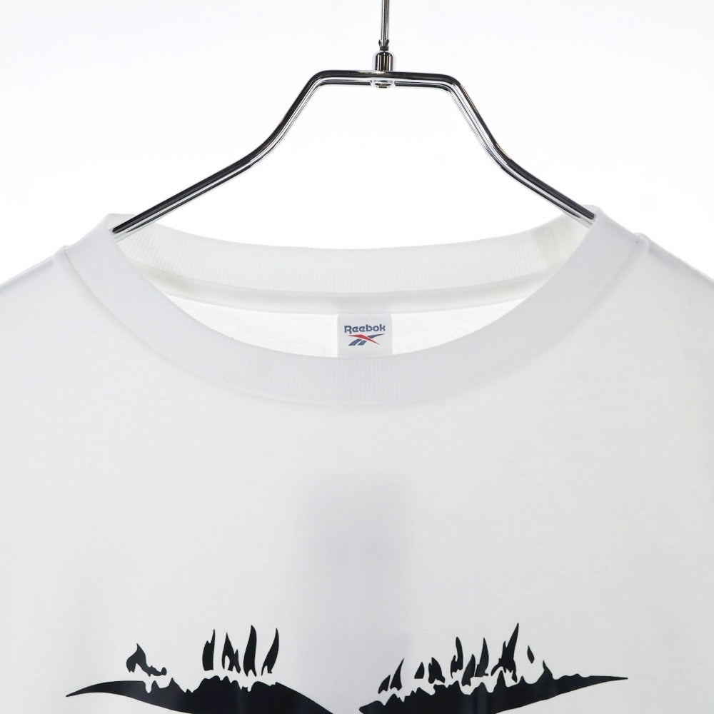 Reebok(リーボック) フロントプリント長袖Tシャツ GT4632 ホワイト