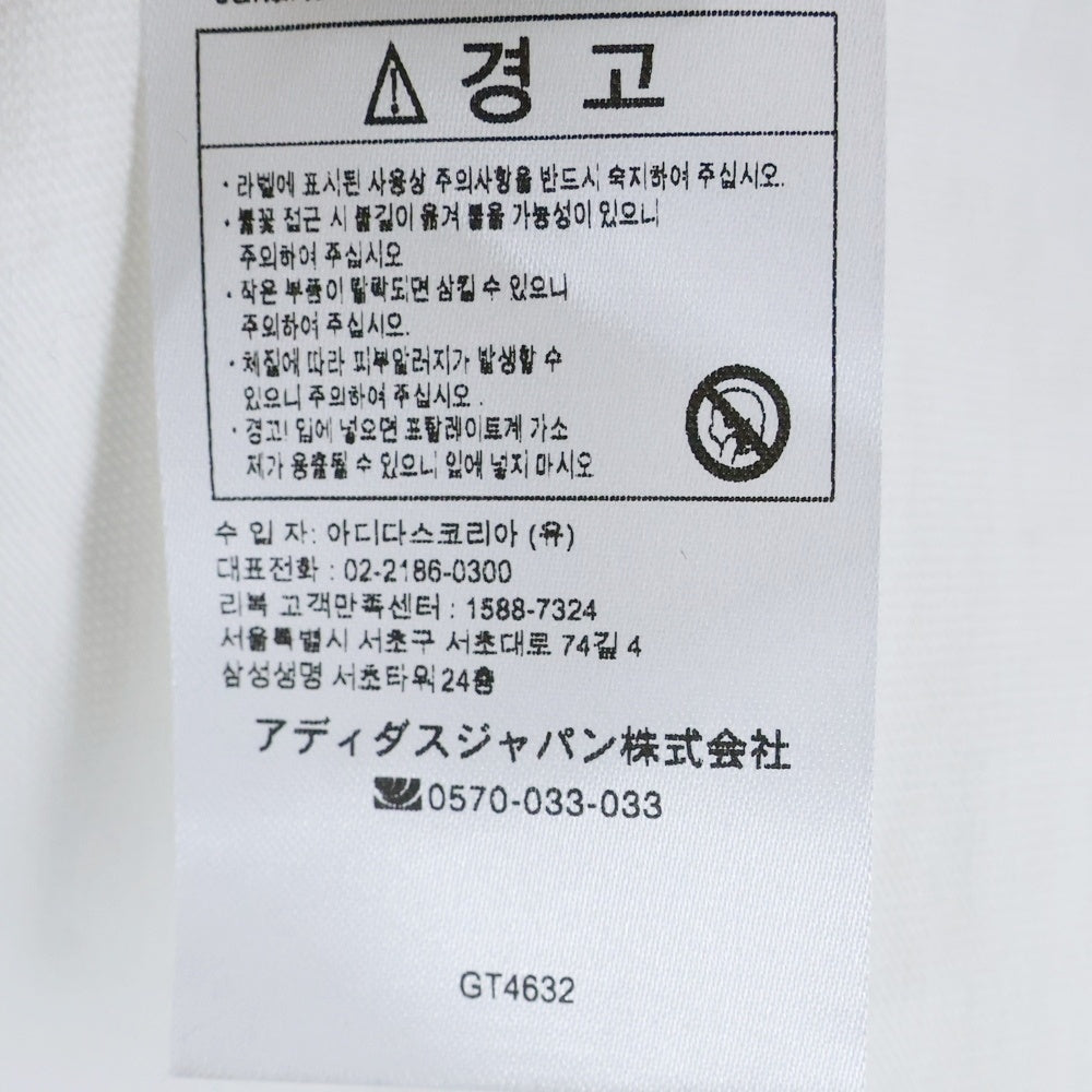 Reebok(リーボック) フロントプリント長袖Tシャツ GT4632 ホワイト
