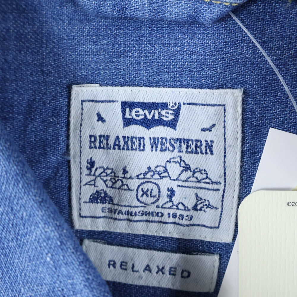 Levi's(リーバイス) フロントスナップデニムシャツ A5722-0006 ブルー