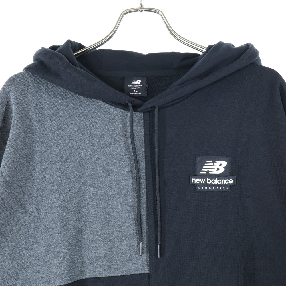 New Balance(ニューバランス) フロント刺繍プルオーバーパーカー MT21551 ブラック