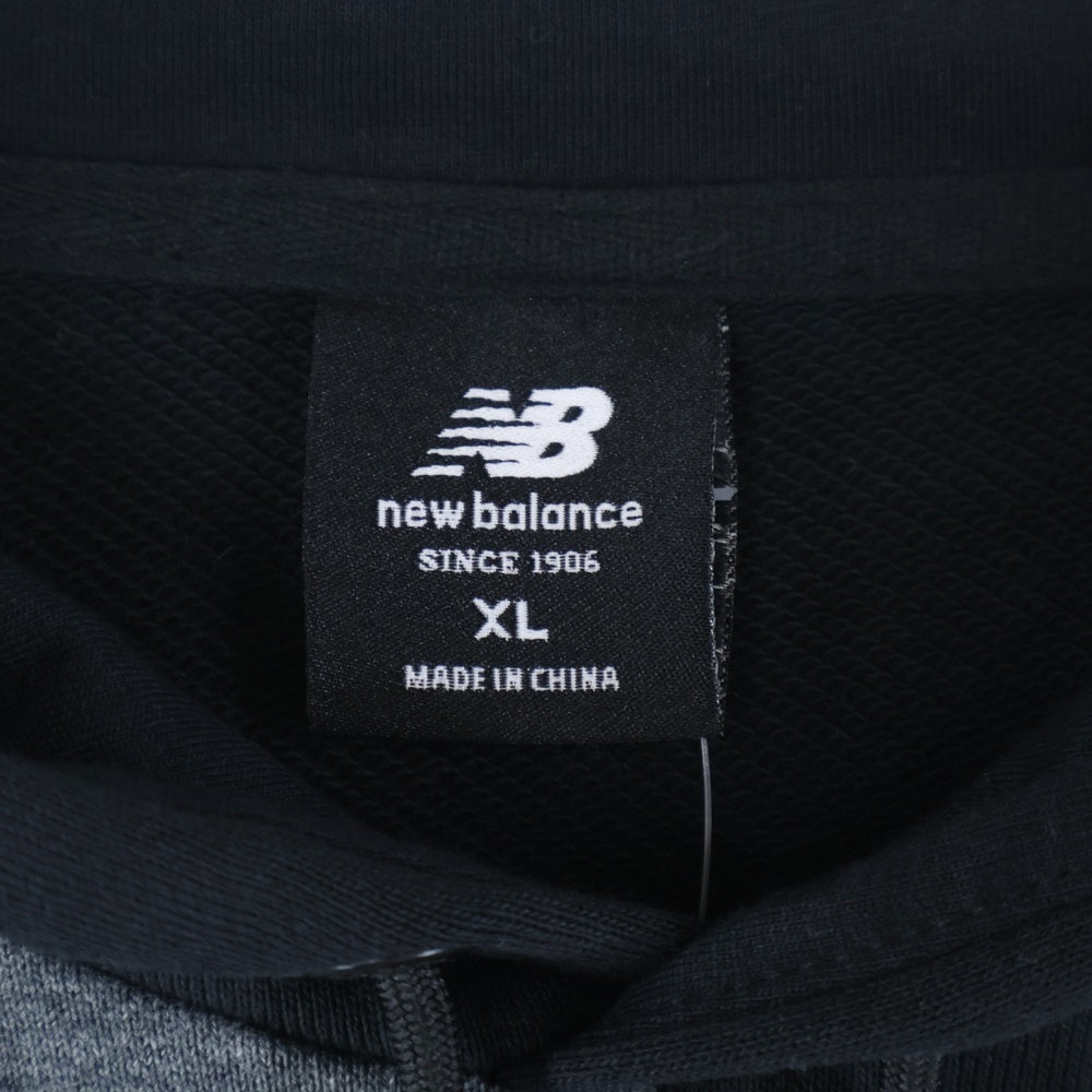 New Balance(ニューバランス) フロント刺繍プルオーバーパーカー MT21551 ブラック