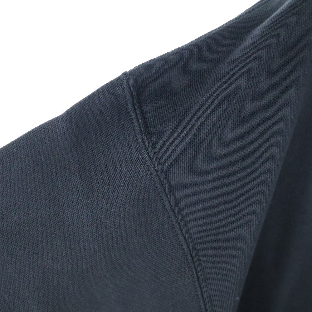 Reebok(リーボック) フロント刺繍クルーネックスウェットトレーナー HB6239 ブラック