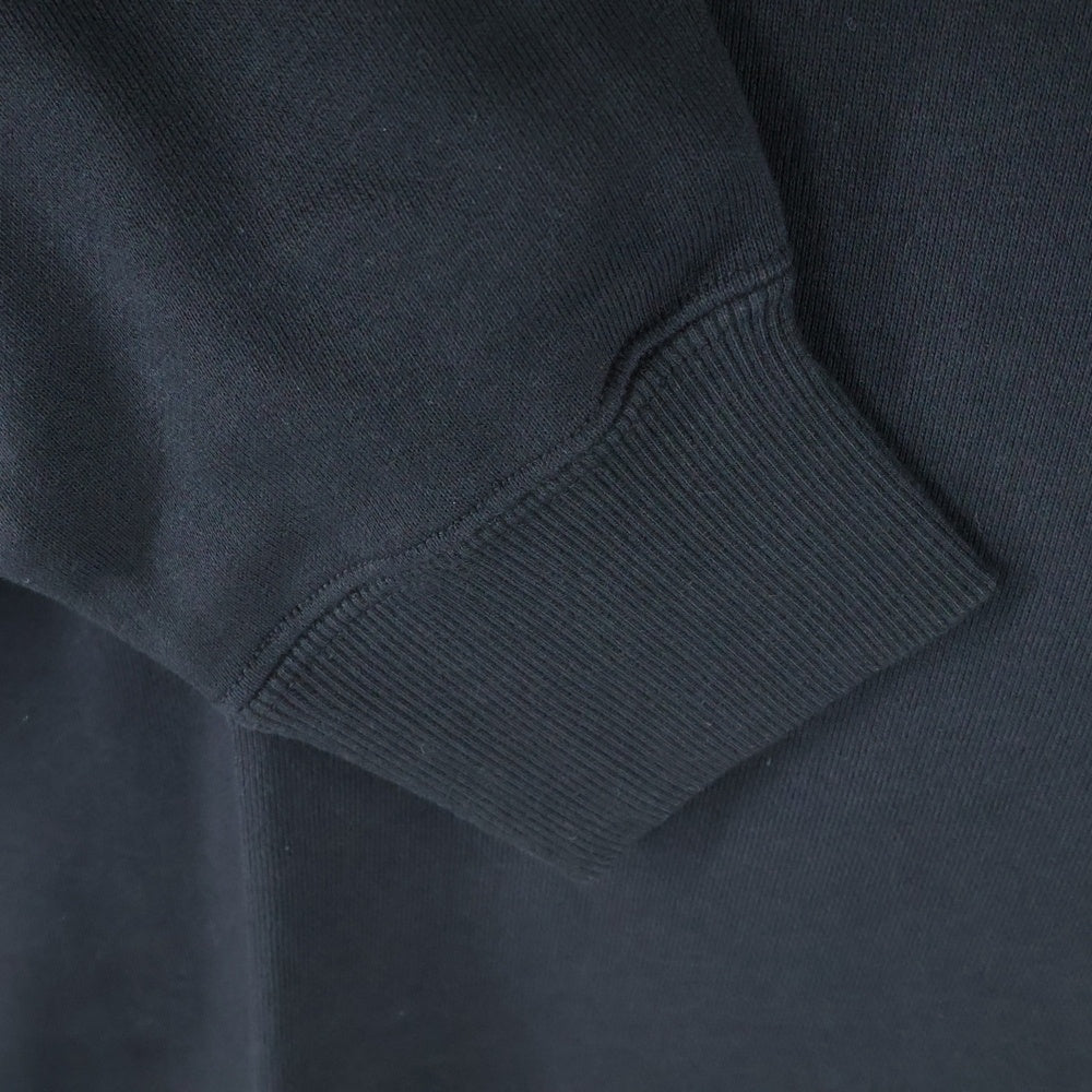 Reebok(リーボック) フロント刺繍クルーネックスウェットトレーナー HB6239 ブラック