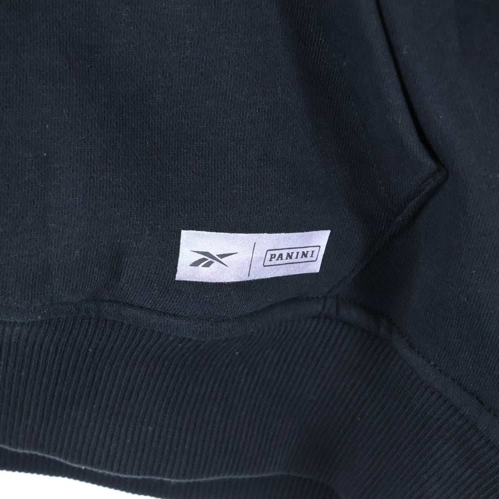 Reebok(リーボック) フロントプリントプルオーバーパーカー HS1276 ブラック