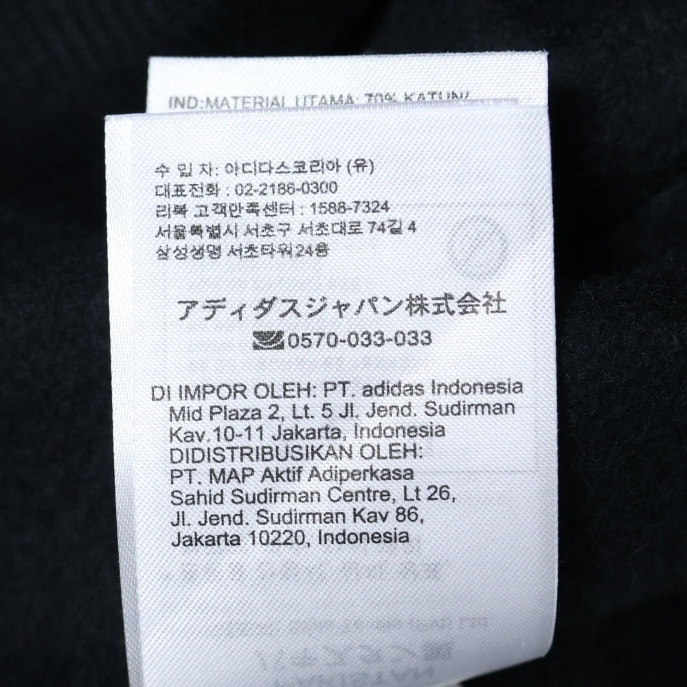 Reebok(リーボック) フロントプリントプルオーバーパーカー HS1276 ブラック