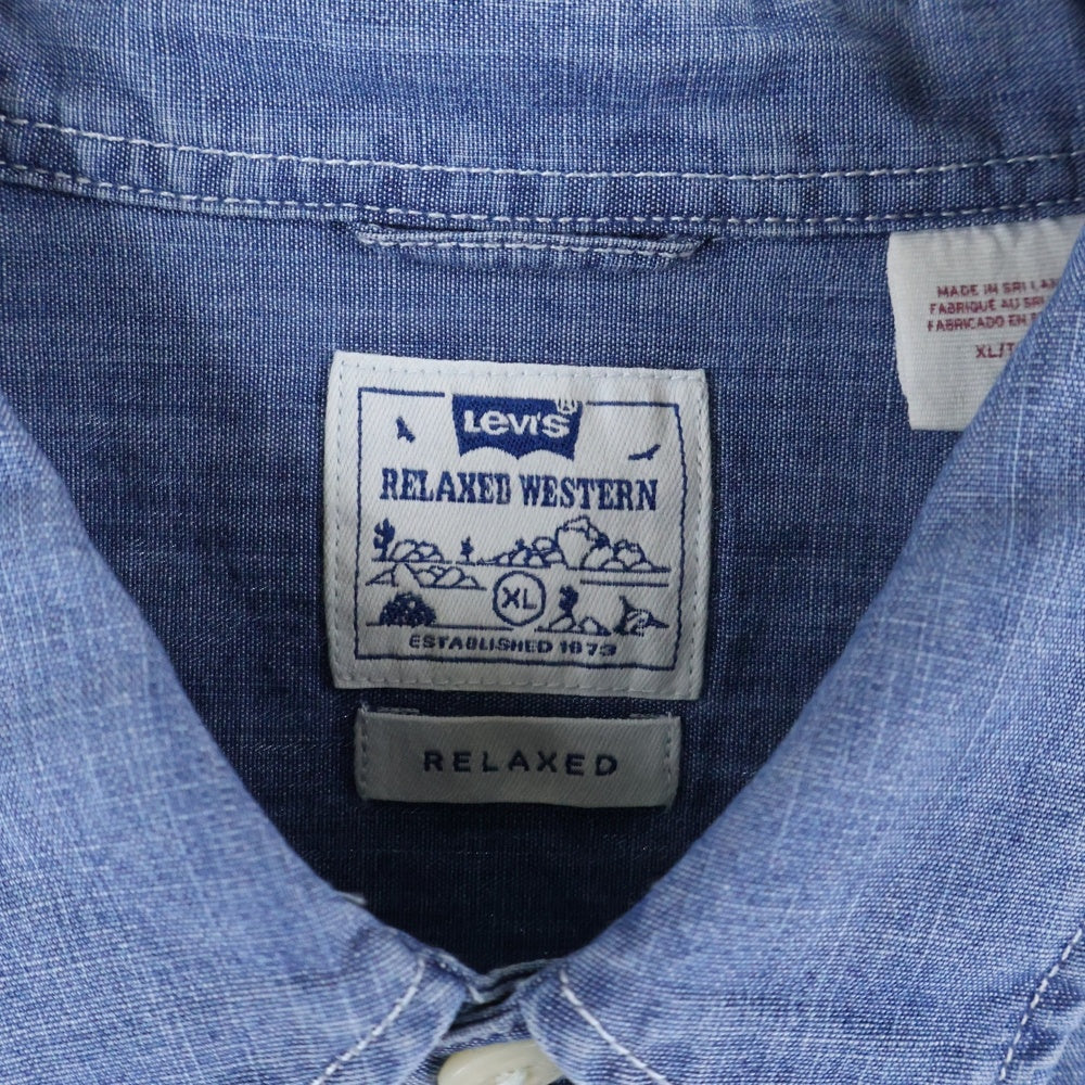 Levi's(リーバイス) フロントボタンデニムシャツ A1919-0003 ブルー