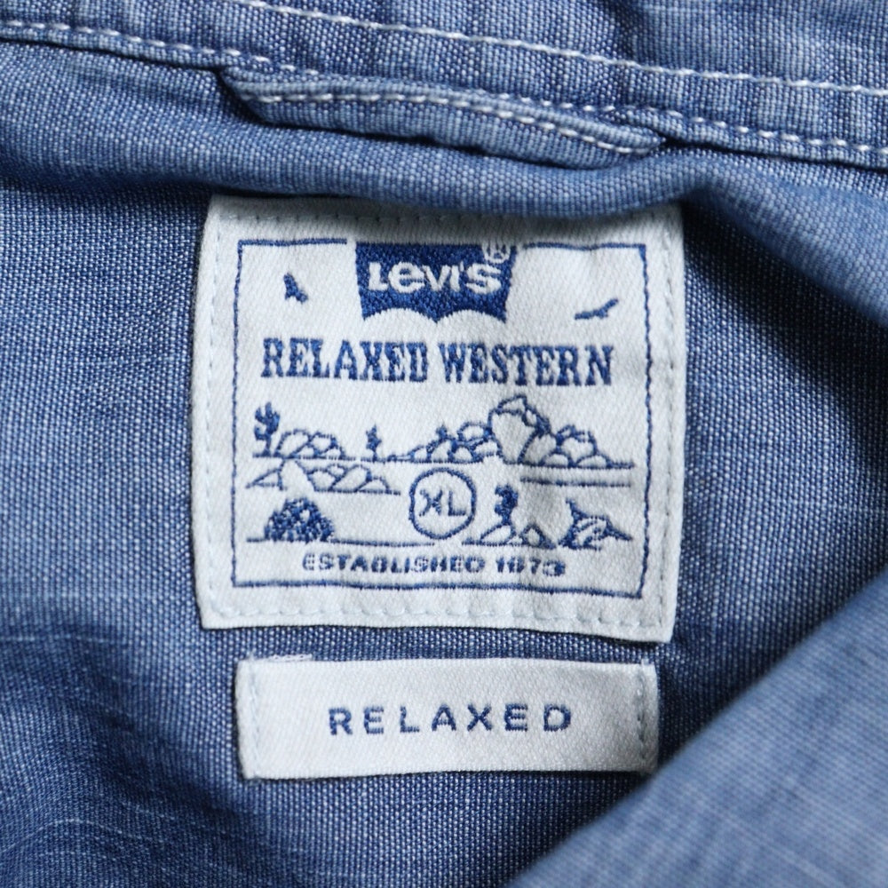 Levi's(リーバイス) フロントボタンデニムシャツ A1919-0003 ブルー