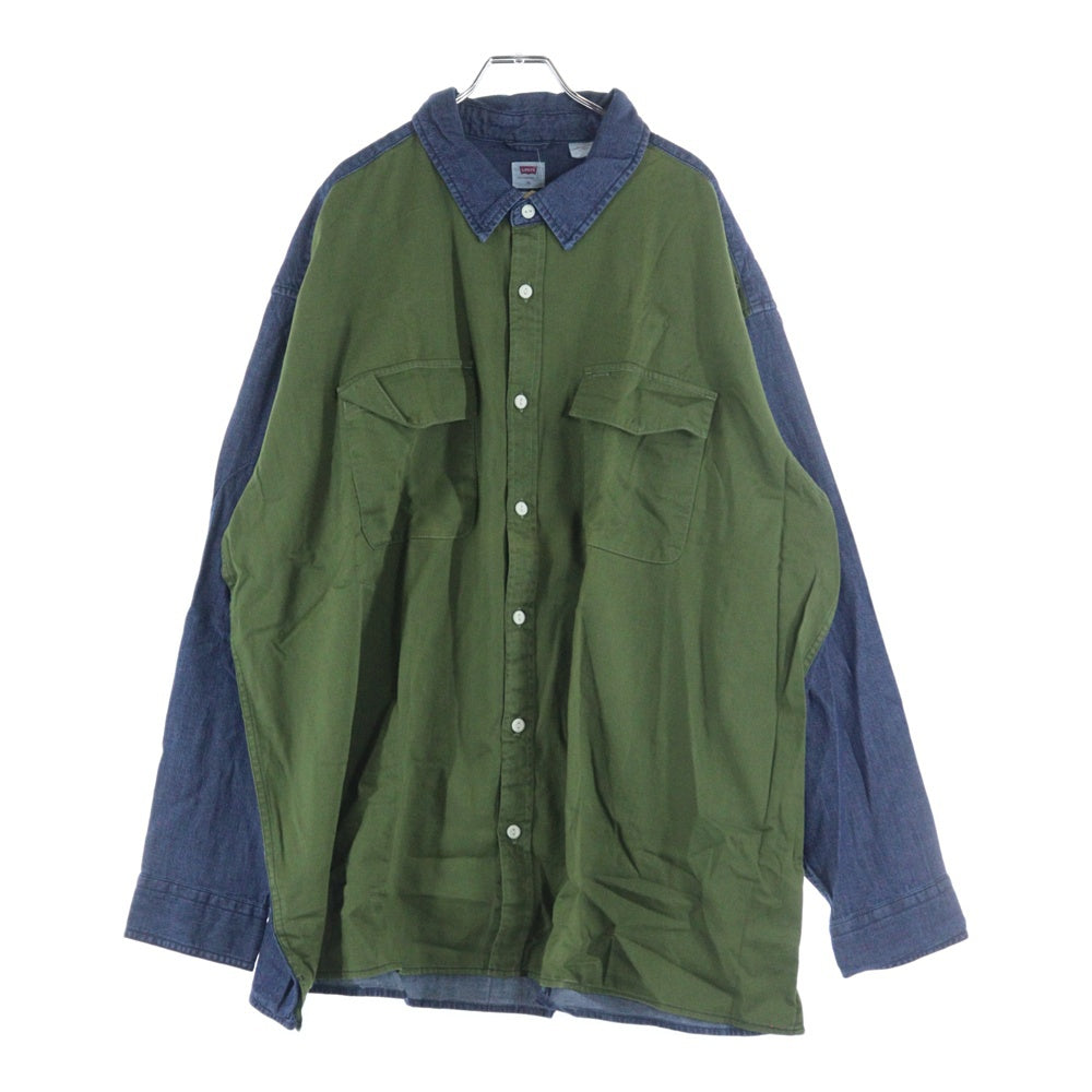 Levi's(リーバイス) フロントボタンデニムシャツ A5724-0001 ブルー/グリーン