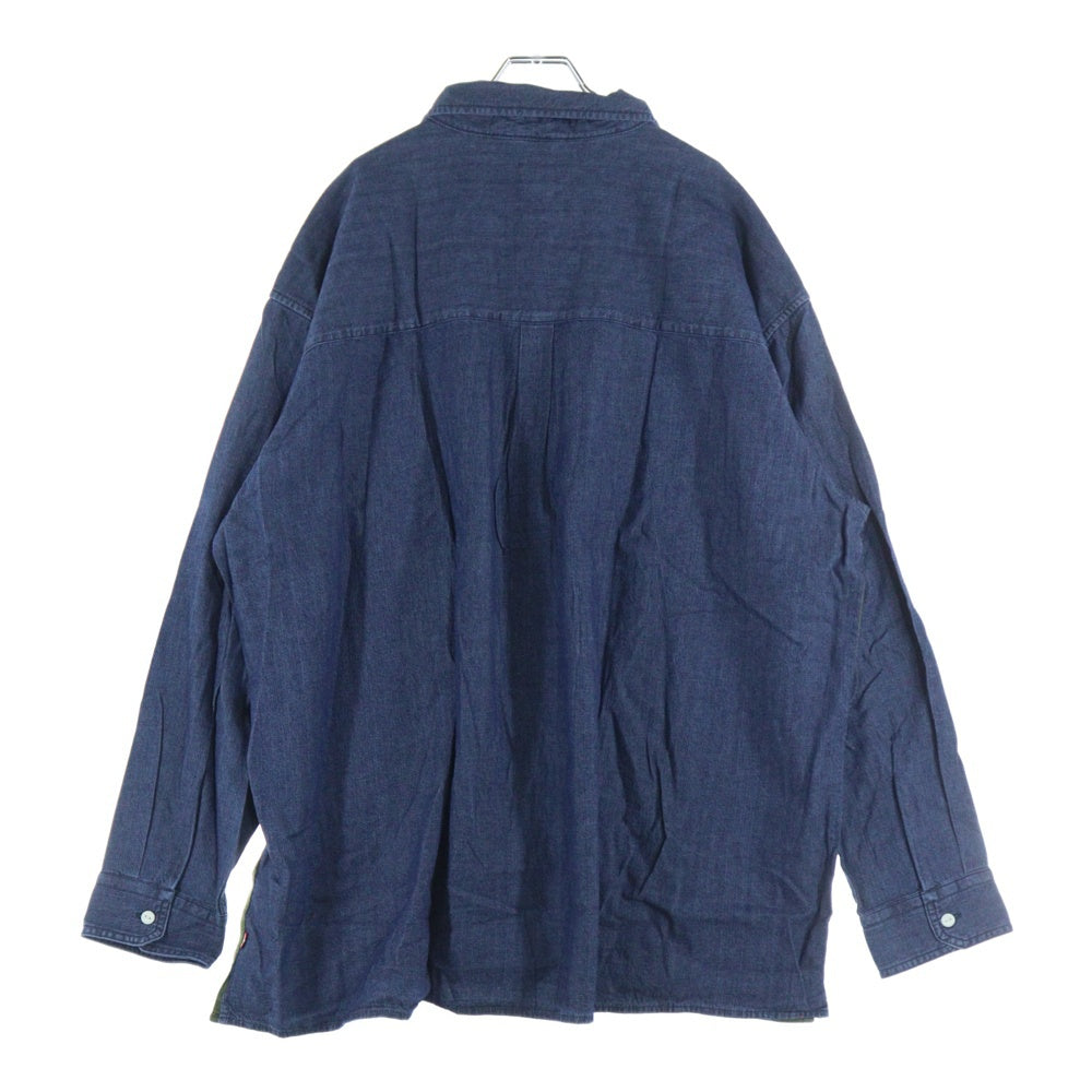 Levi's(リーバイス) フロントボタンデニムシャツ A5724-0001 ブルー/グリーン