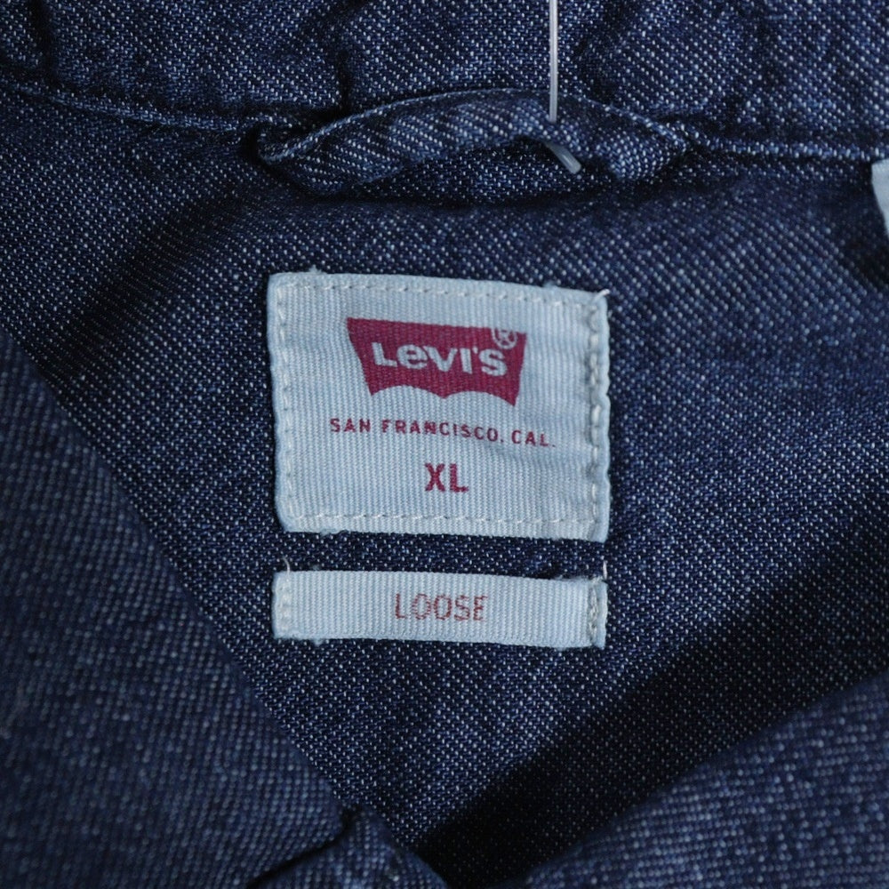 Levi's(リーバイス) フロントボタンデニムシャツ A5724-0001 ブルー/グリーン