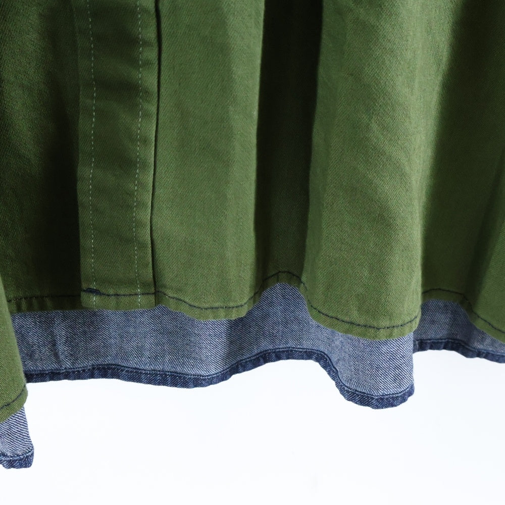 Levi's(リーバイス) フロントボタンデニムシャツ A5724-0001 ブルー/グリーン