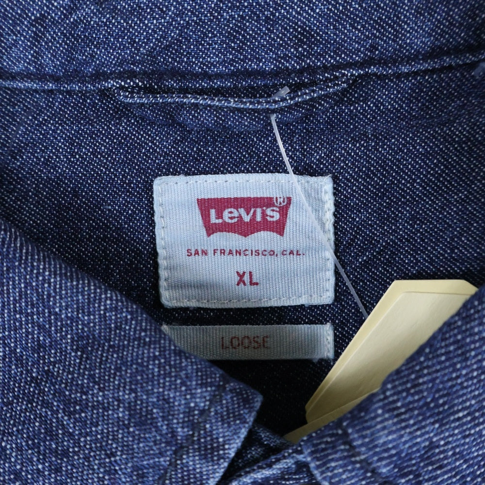 Levi's(リーバイス) フロントボタンデニムシャツ A5724-0001 ブルー/グリーン