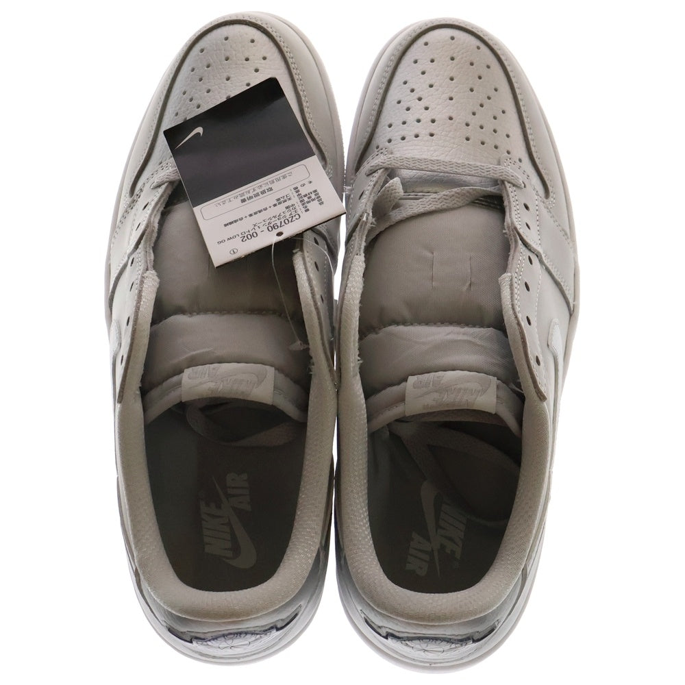 NIKE(ナイキ) AIR JORDAN 1 RETRO LOW OG SILVER CZ0790-002 エアジョーダン 1 レトロ ローカットスニーカー シルバー US11/29.0cm