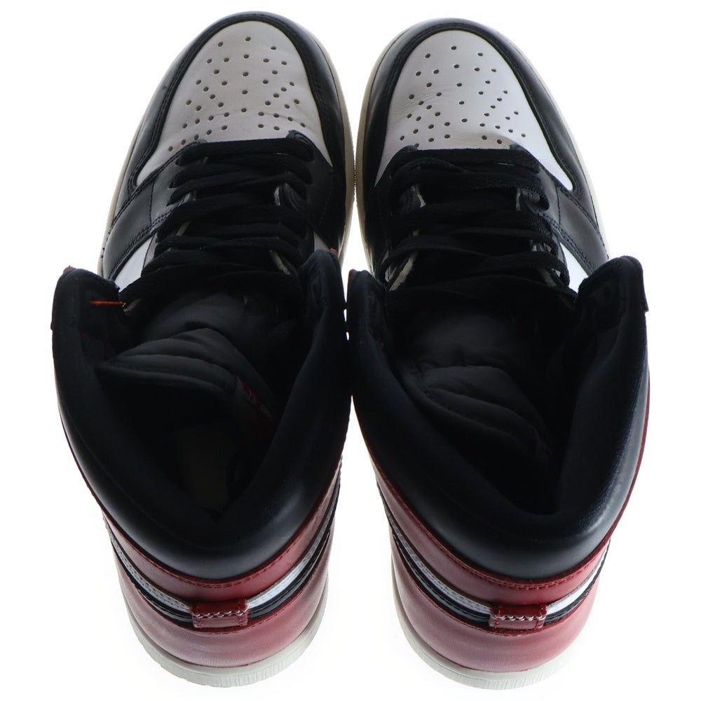 NIKE(ナイキ) AIR JORDAN 1 RETRO HIGH OG DZ5485-106 エアジョーダン1ブラックトゥリイマジンド ハイカットスニーカー ホワイト/ブラック/レッド US9/27cm
