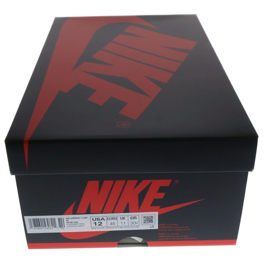 NIKE(ナイキ) AIR JORDAN 1 LOW 85 ROYAL IB1981-004 エアジョーダン ロイヤル ローカットスニーカー ブラック/ブルー US12/30.0cm