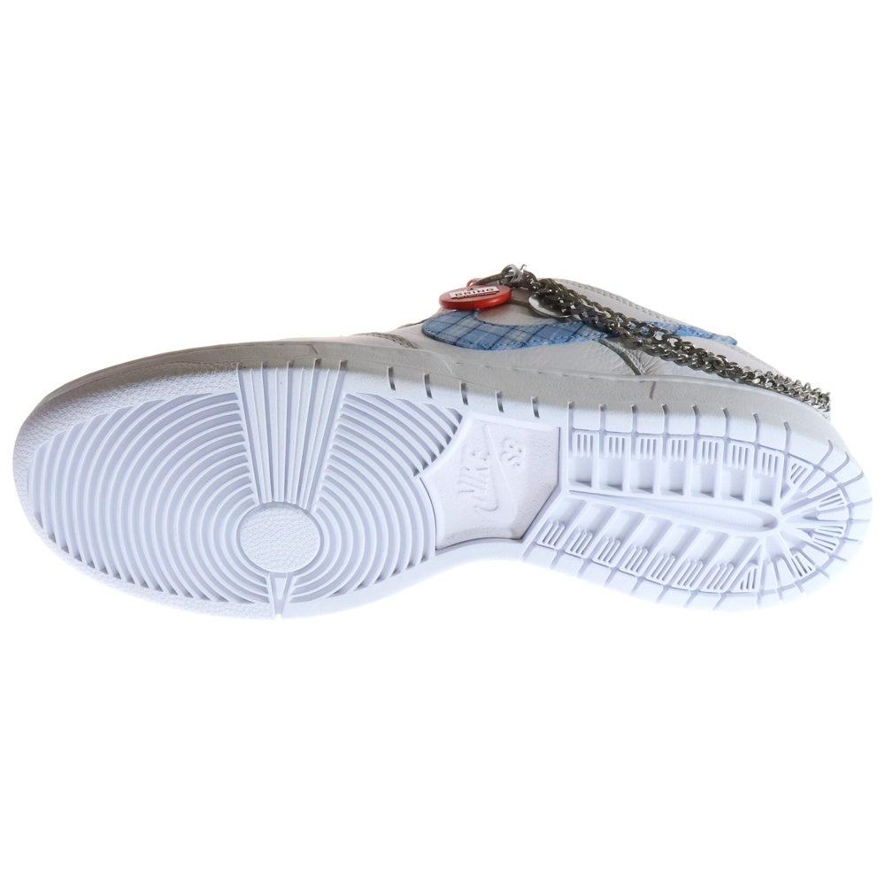 NIKE SB(ナイキエスビー) ×Nicole Hause DUNK LOW PRO FZ8802-100 ニコールハウゼ ダンク プロ ローカットスニーカー ホワイト/ブルー US13/31.0cm