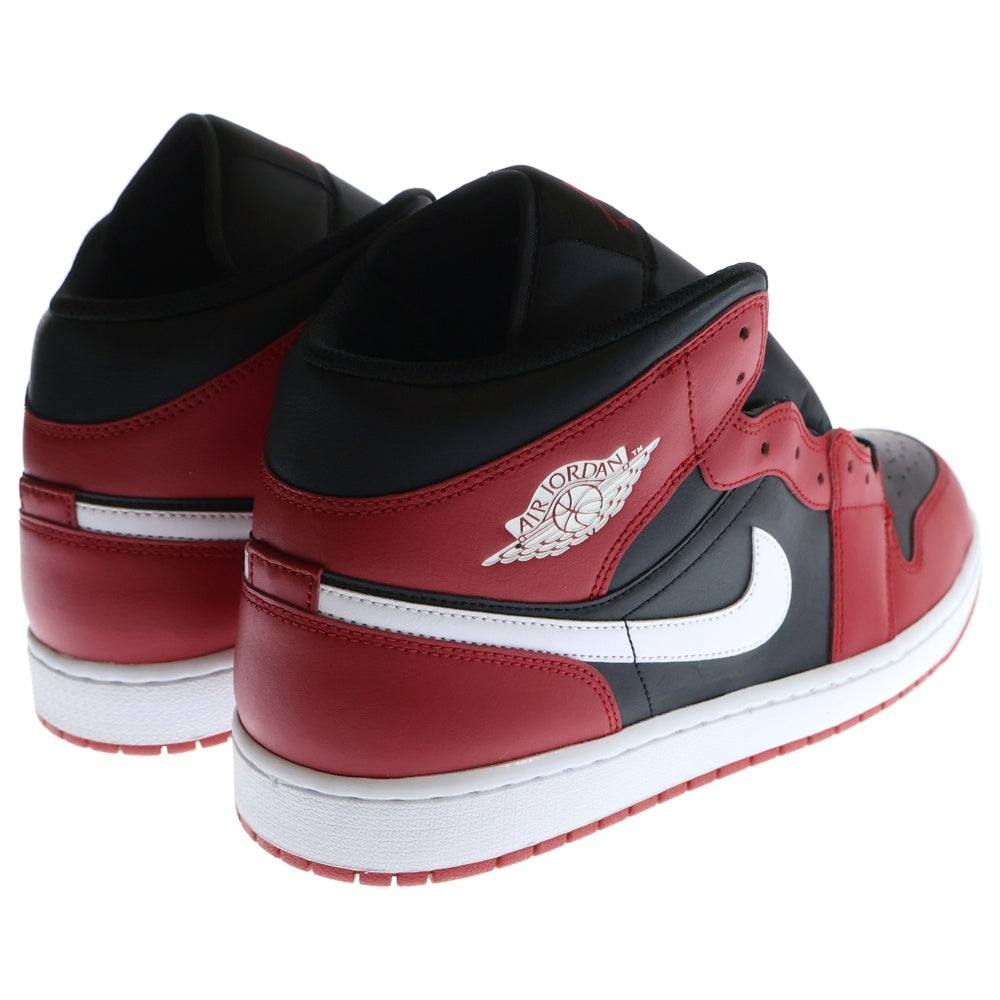 NIKE(ナイキ) AIR JORDAN 1 MID DQ8426-061 エアジョーダン1 ミッドカットスニーカー US13/31.0cm レッド/ブラック