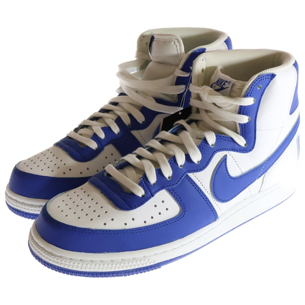 NIKE(ナイキ) TERMINATOR HIGH GAME ROYAL ターミネーター ロイヤルブルー ハイカットスニーカー FN6836-100 ホワイト/ブルー US10/28.0cm