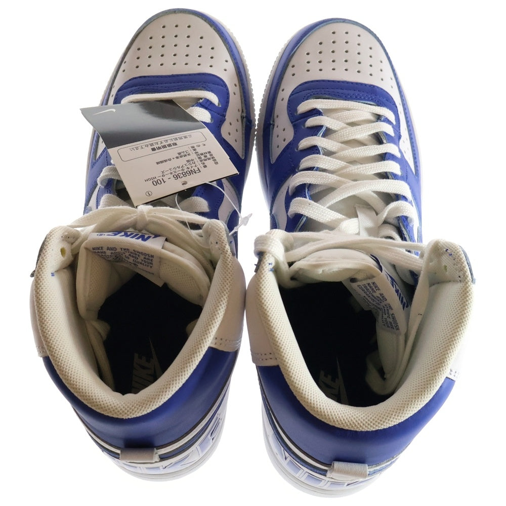 NIKE(ナイキ) TERMINATOR HIGH GAME ROYAL ターミネーター ロイヤルブルー ハイカットスニーカー FN6836-100 ホワイト/ブルー US10/28.0cm
