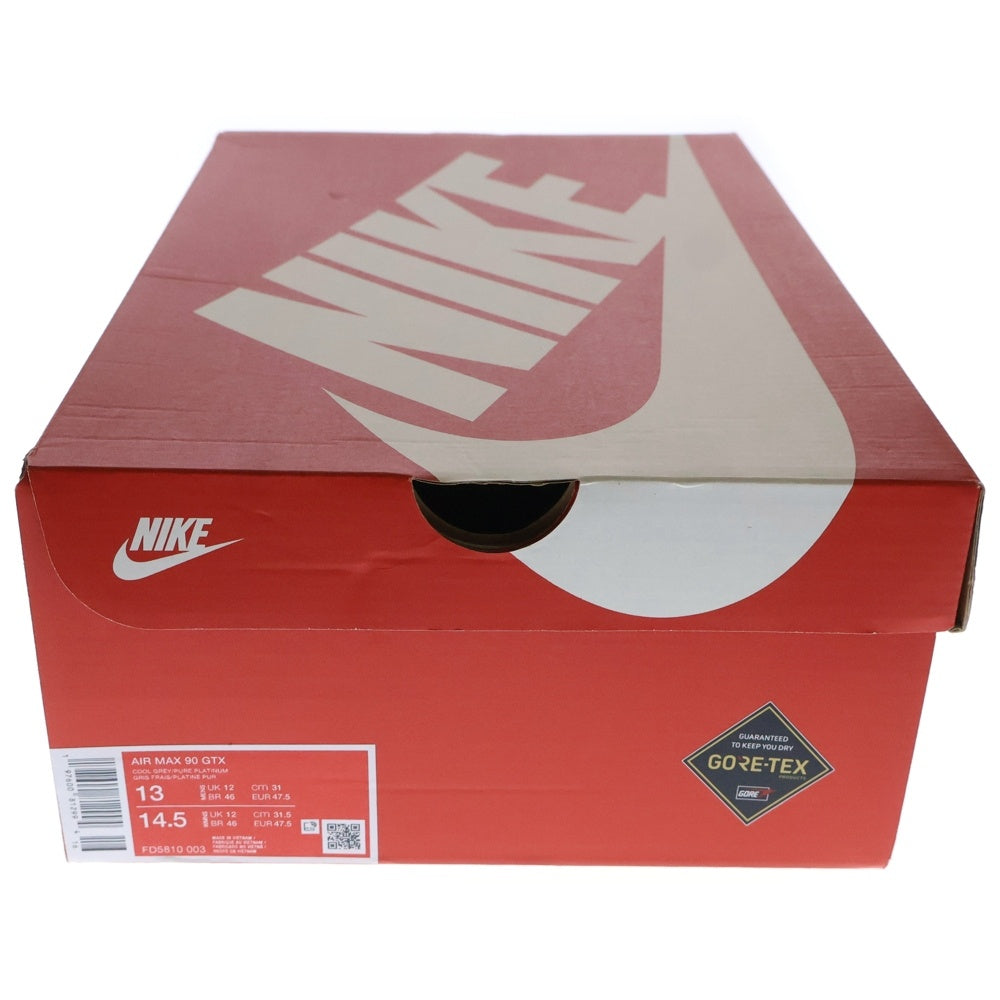 NIKE(ナイキ) AIR MAX 90 GTX エアマックス 90 ローカットスニーカー FD5810-003 ブラック/ブルー US13/31.0cm