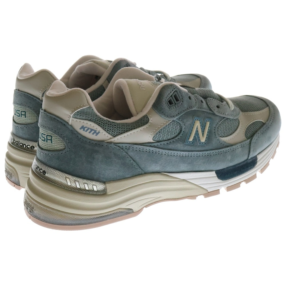 New Balance(ニューバランス) ×KITH 992 Aegean Blue U992KT キス エーゲブルー ローカットスニーカー US7.5/25.5cm ブルー