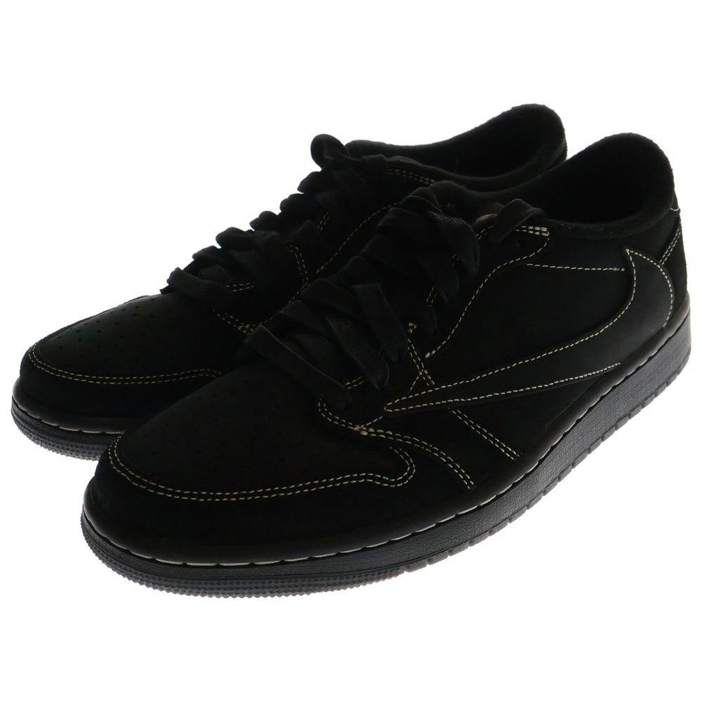 NIKE(ナイキ) ×TRAVIS SCOTT AIR JORDAN 1 LOW OG SP BLACK PHANTOM エアジョーダン1 ブラックファントム ローカットスニーカー ブラック US8.5/26.5cm DM7866-001