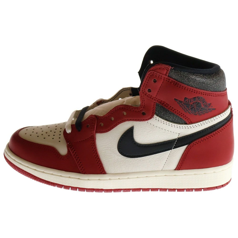 NIKE(ナイキ) AIR JORDAN 1 LOST&FOUND DZ5485-612 エアジョーダン1 ロスト&ファウンド シカゴ ハイカットスニーカー ホワイト/レッド US9/27cm