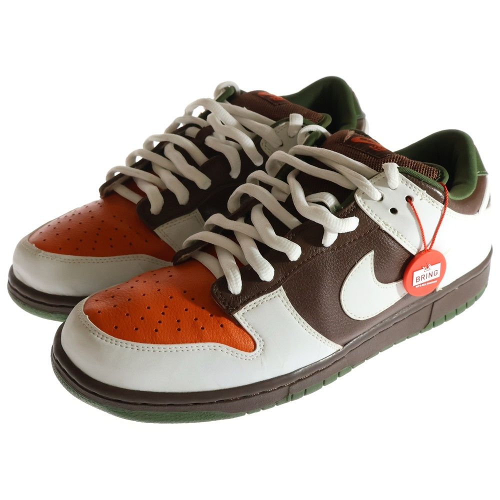 NIKE SB(ナイキエスビー) 【観賞用2004年製】 DUNK LOW PRO OOMPA LOOMPA 304292-228 ダンク プロ ウンパルンパ ローカットスニーカー ホワイト/ブラウン US11.5/29.5cm