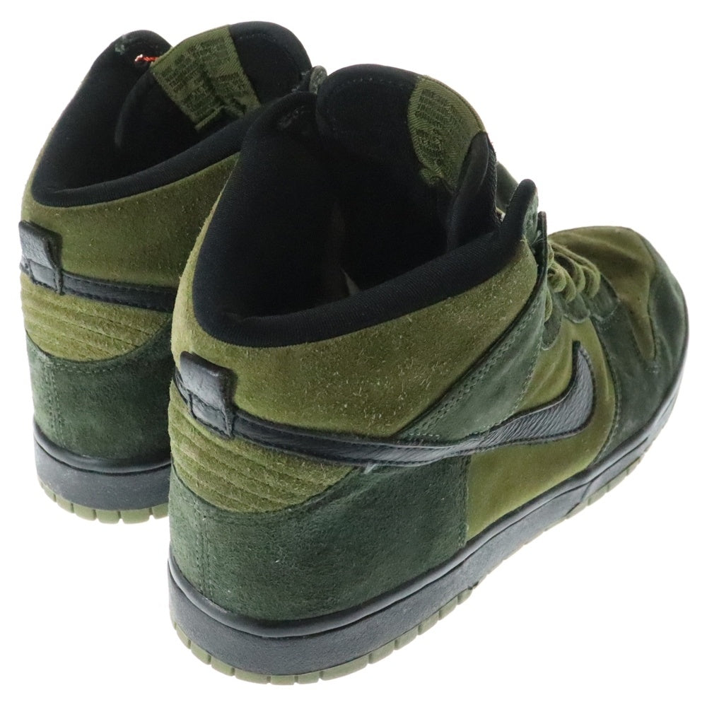 NIKE SB(ナイキエスビー) 【観賞用 2003年製】 DUNK HIGH PRO TODD JORDAN HULK 305050-303 ダンク プロ トッド ジョーダン ハルク ハイカットスニーカー カーキ US9/27.0cm