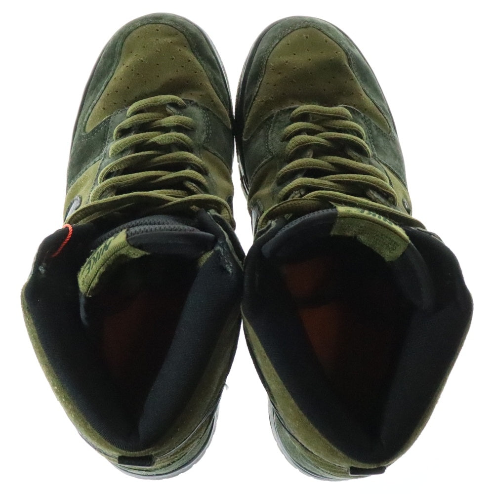NIKE SB(ナイキエスビー) 【観賞用 2003年製】 DUNK HIGH PRO TODD JORDAN HULK 305050-303 ダンク プロ トッド ジョーダン ハルク ハイカットスニーカー カーキ US9/27.0cm